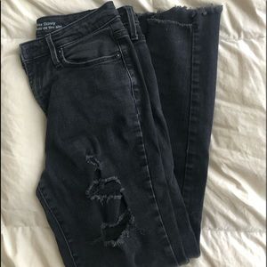 black highrise skinny jeans!